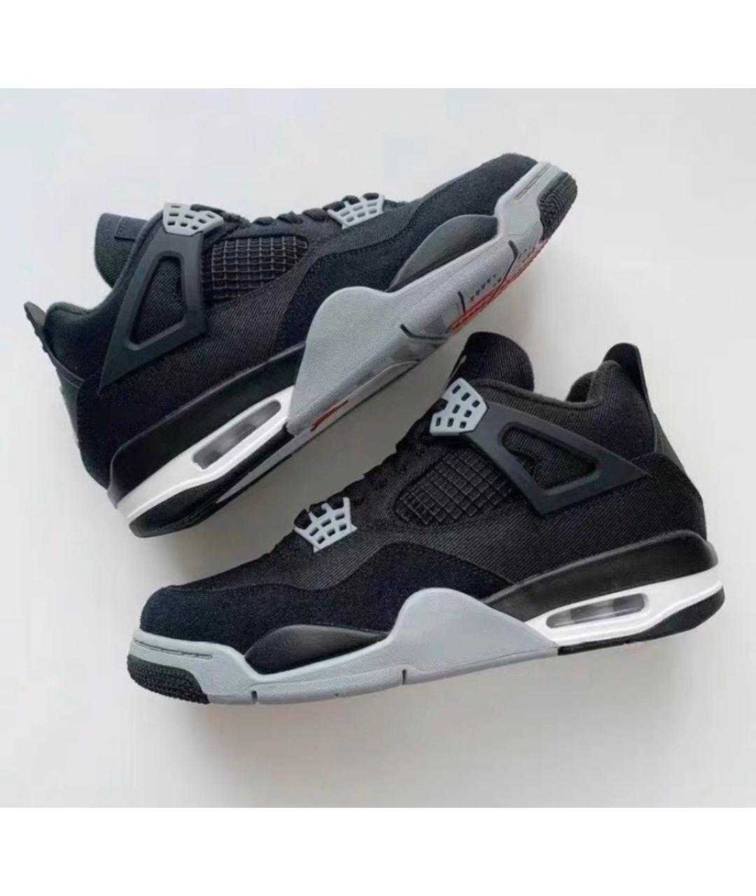 JORDAN Черные высокие кроссовки / кеды, фото 2