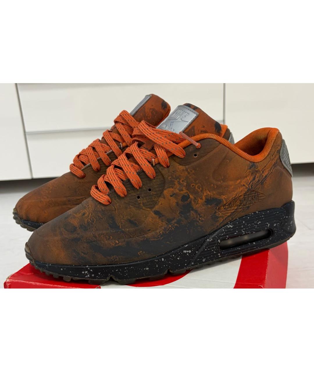 NIKE Оранжевое низкие кроссовки / кеды, фото 8