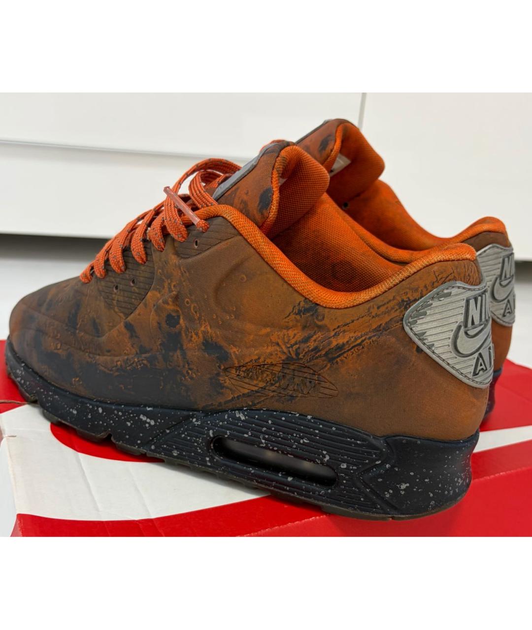 NIKE Оранжевое низкие кроссовки / кеды, фото 5