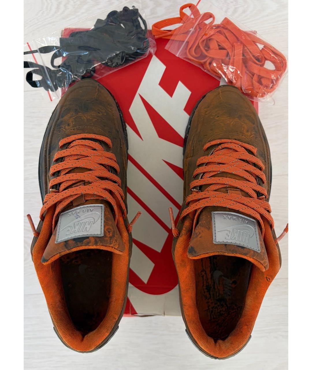 NIKE Оранжевое низкие кроссовки / кеды, фото 3