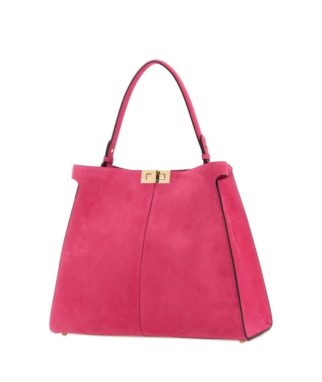 FENDI Розовая замшевая сумка через плечо, фото 2