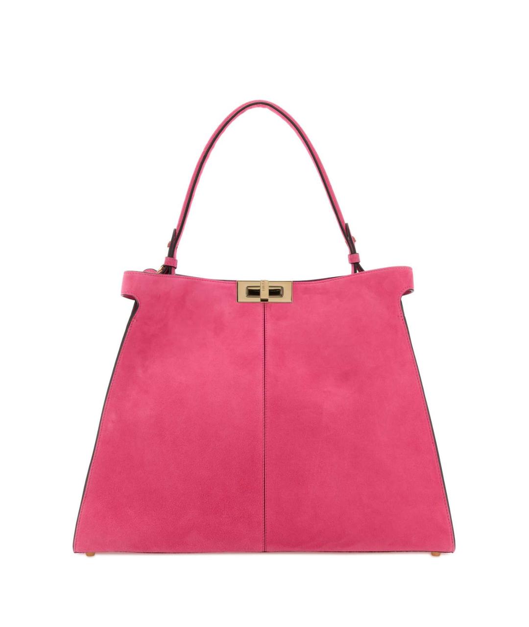 FENDI Розовая замшевая сумка через плечо, фото 1