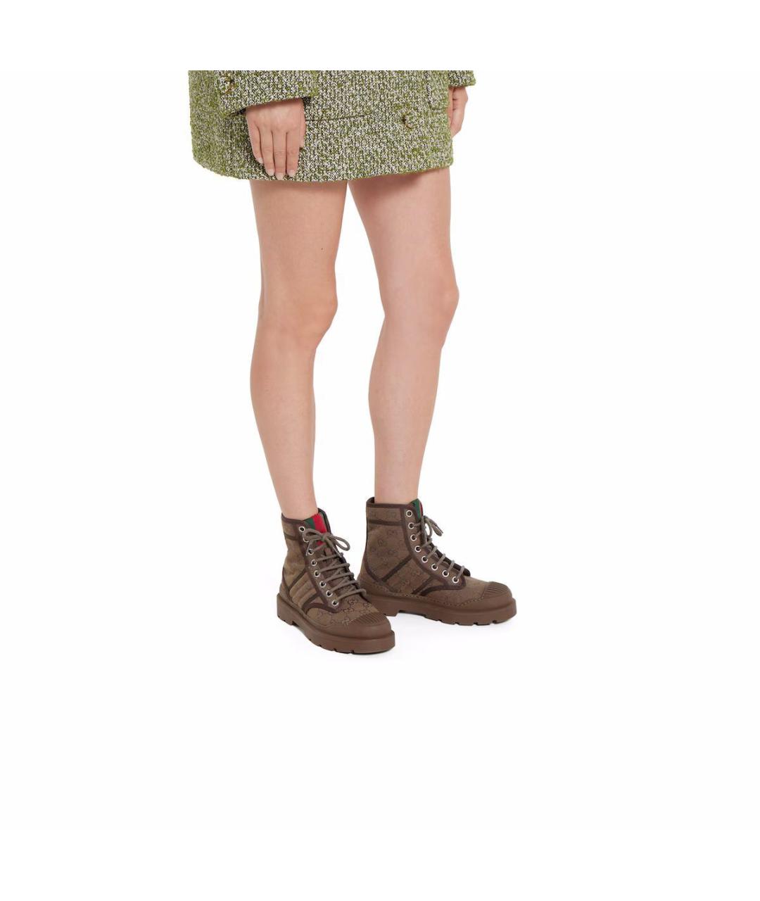 GUCCI Текстильные ботинки, фото 3