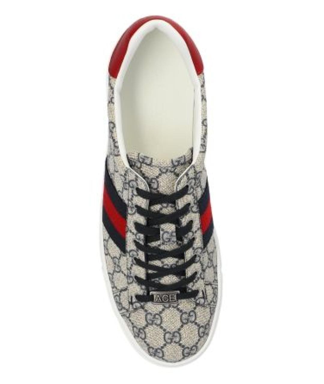 GUCCI Мульти низкие кроссовки / кеды, фото 4