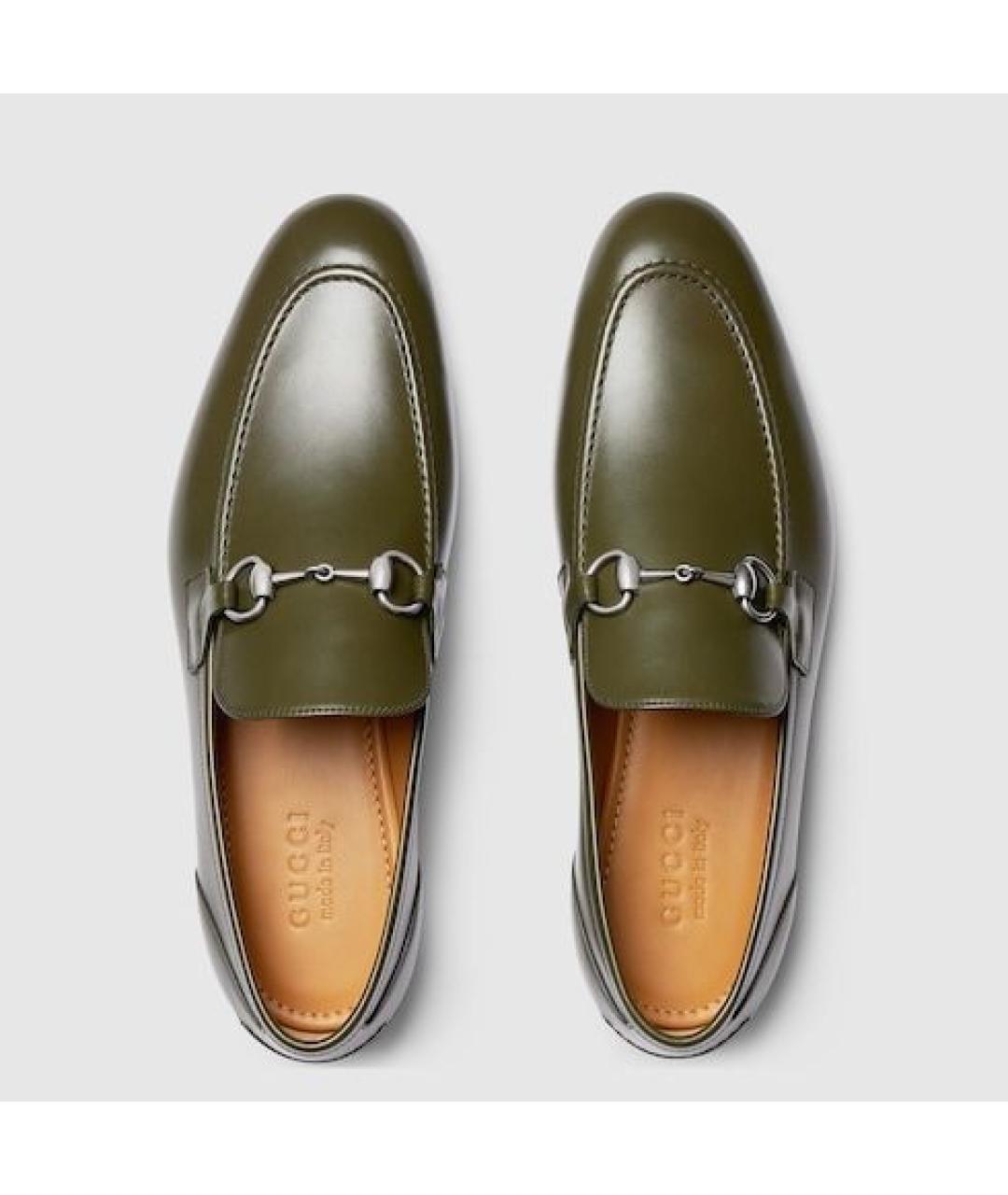 GUCCI Кожаные лоферы, фото 4