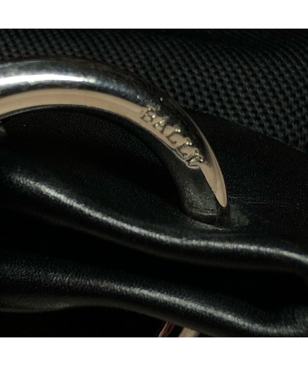 BALLY Черная кожаная сумка на плечо, фото 5