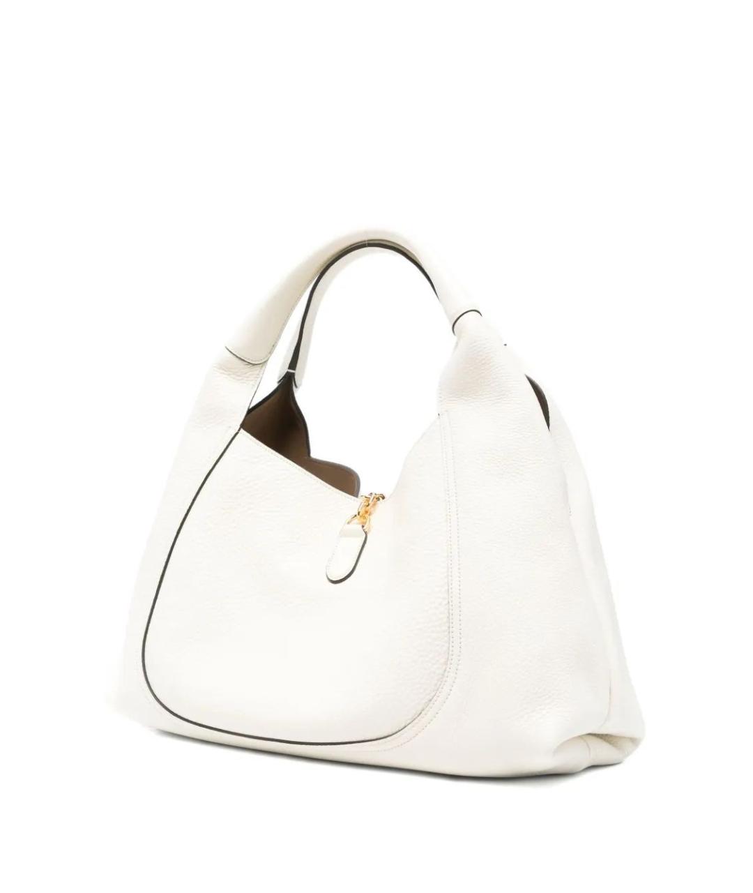 GUCCI Белая кожаная сумка через плечо, фото 2