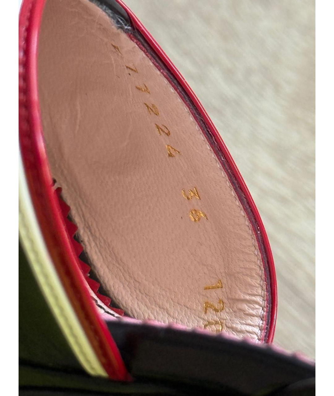 GUCCI Черные кожаные туфли, фото 6