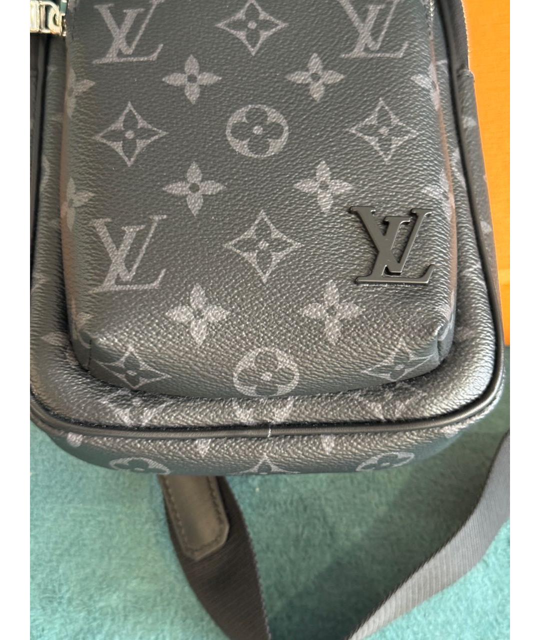 LOUIS VUITTON Черная сумка на плечо, фото 5