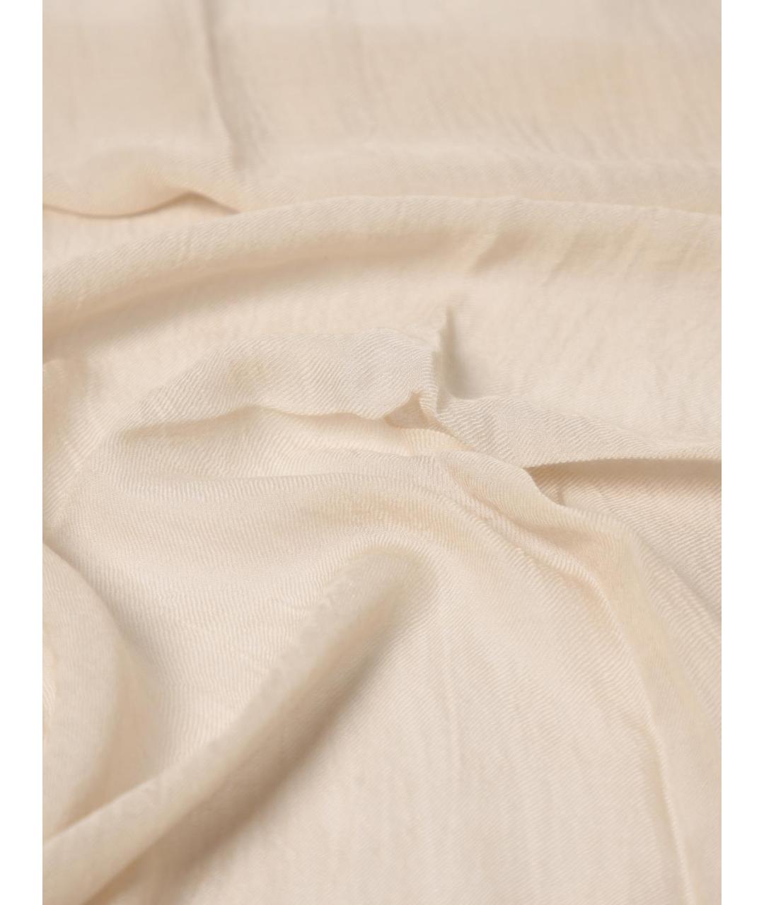 EMPORIO ARMANI Бежевый шарф, фото 3