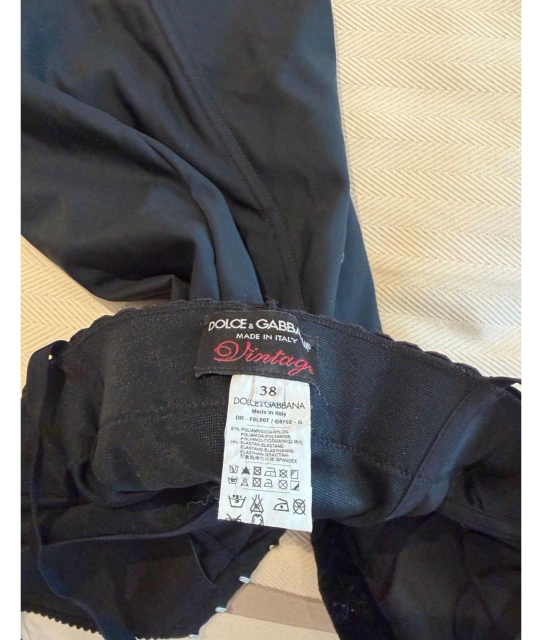 DOLCE&GABBANA Черное платье, фото 4