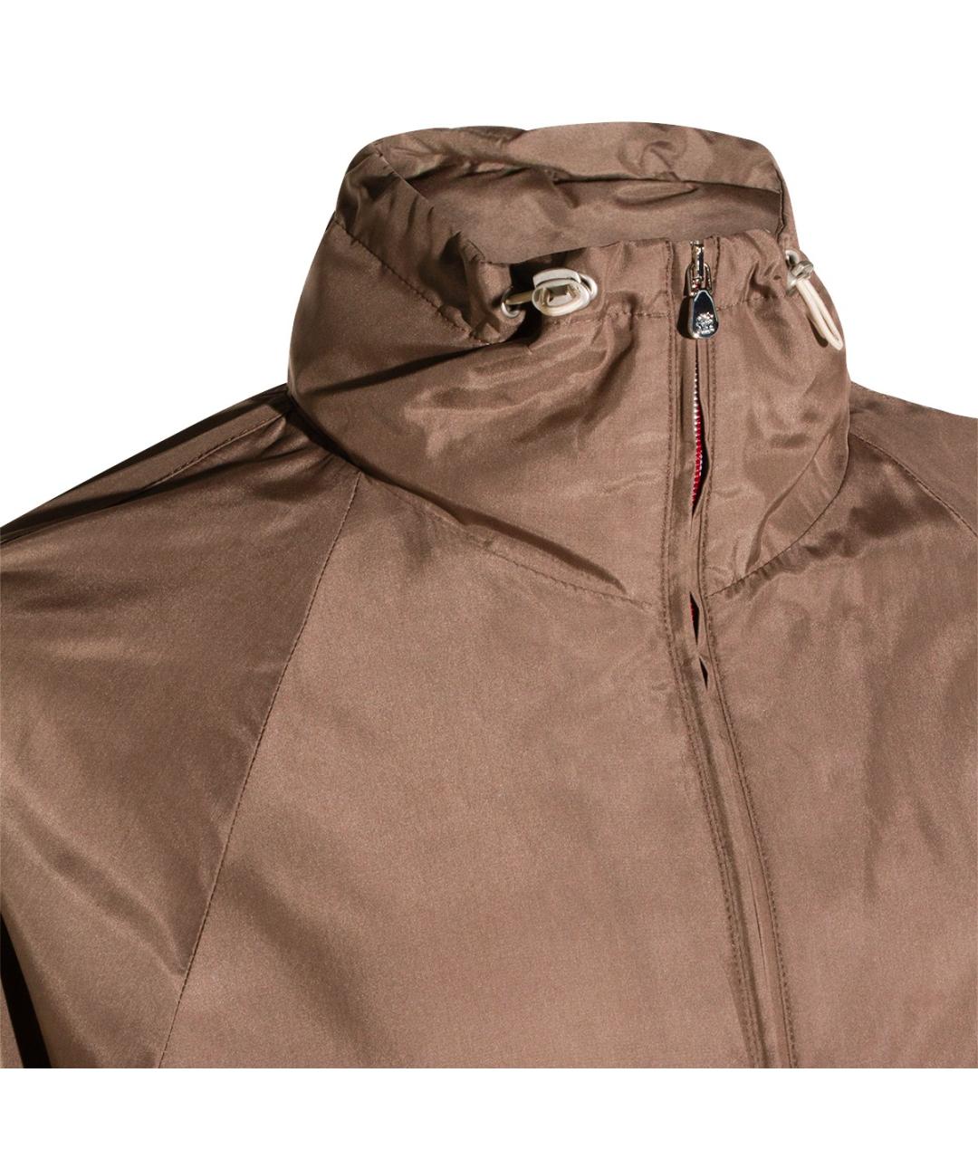 BRUNELLO CUCINELLI Коричневая шелковая куртка, фото 4