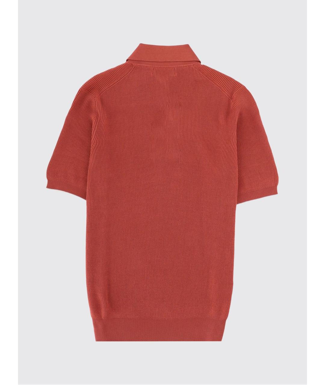 BRUNELLO CUCINELLI Красное поло с коротким рукавом, фото 5