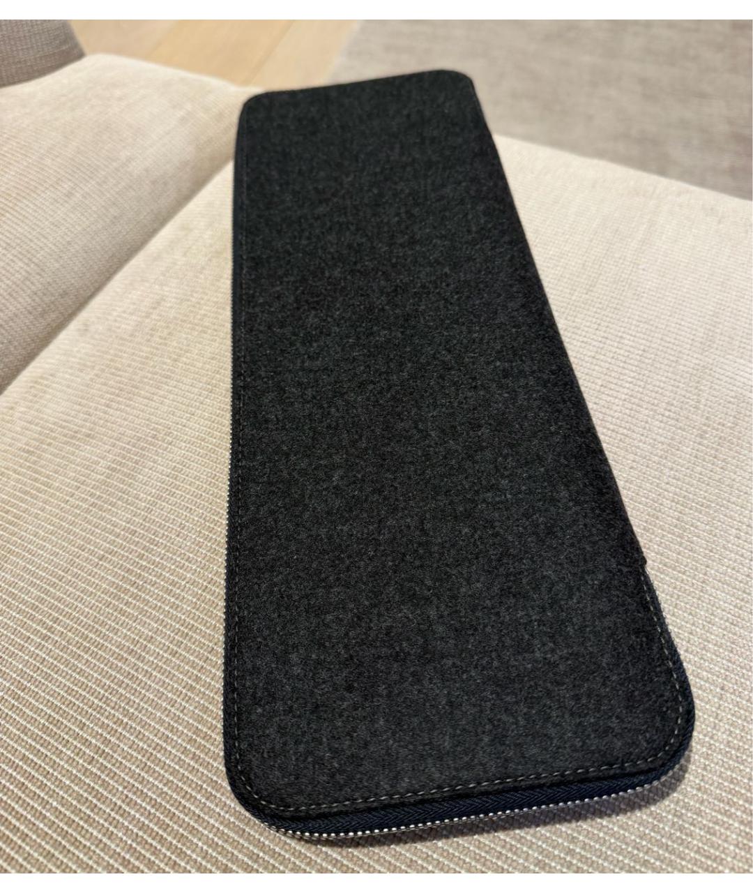 BRUNELLO CUCINELLI Антрацитовая барсетка, фото 2