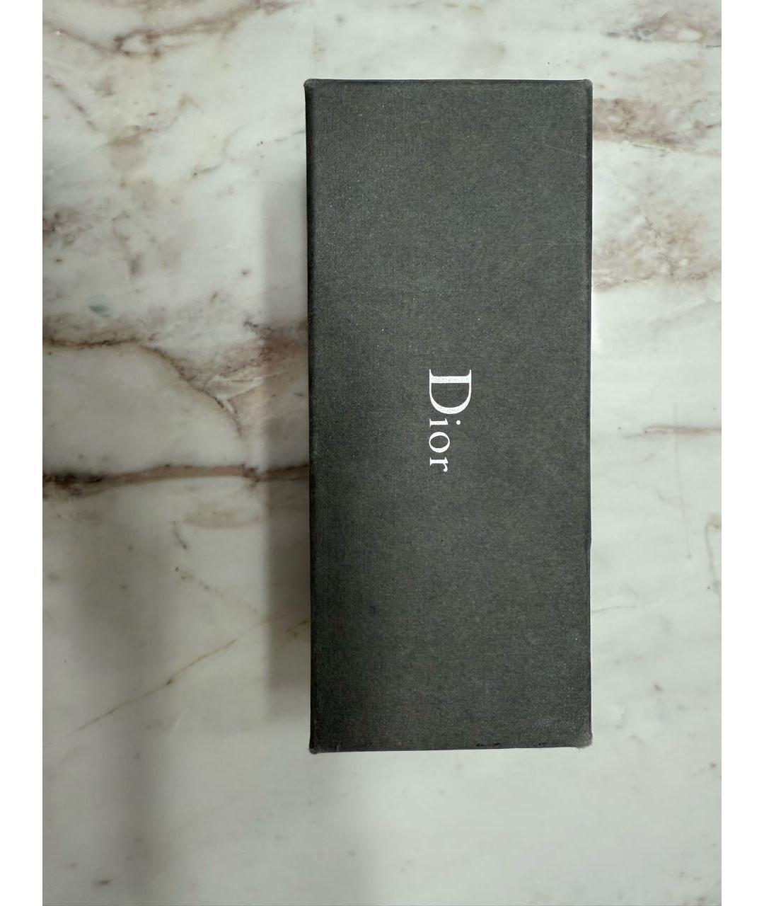 CHRISTIAN DIOR Черные металлические солнцезащитные очки, фото 7