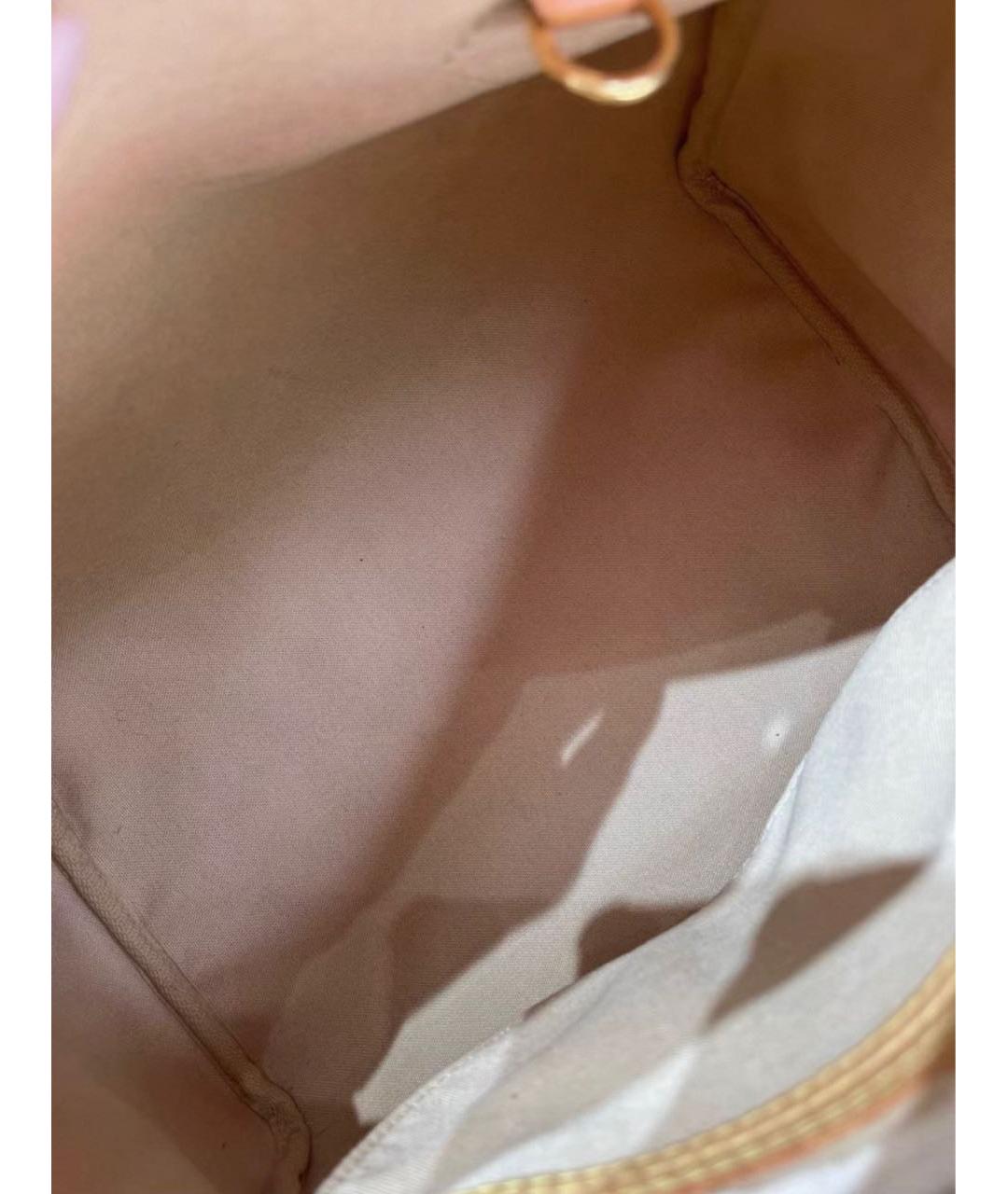 LOUIS VUITTON Белая сумка с короткими ручками, фото 4