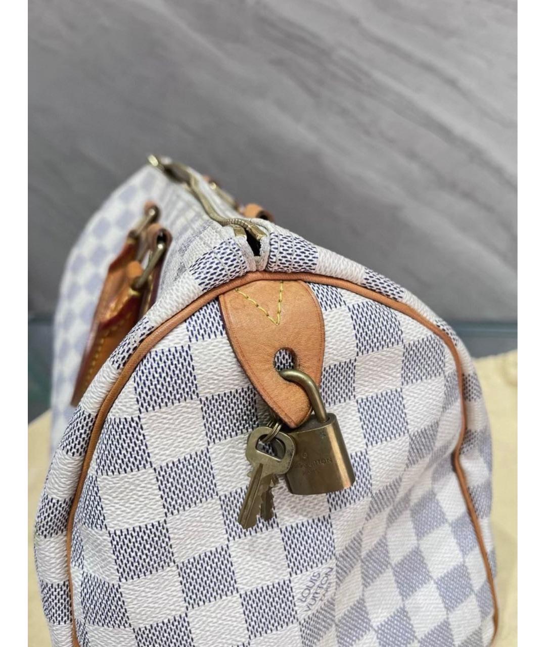 LOUIS VUITTON Белая сумка с короткими ручками, фото 7