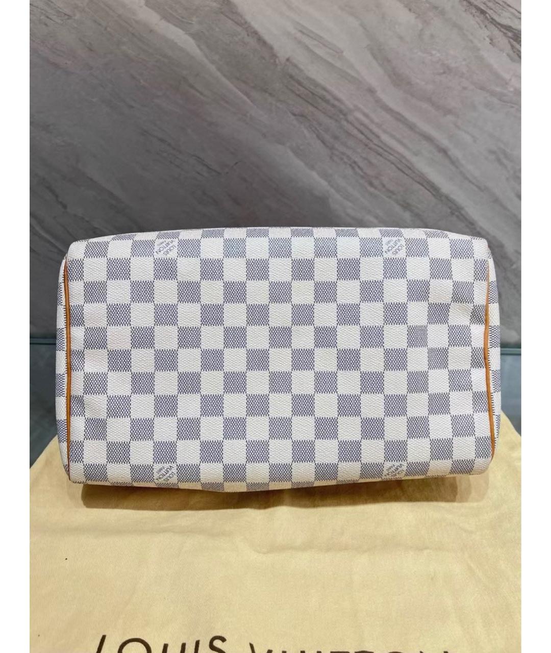 LOUIS VUITTON Белая сумка с короткими ручками, фото 5