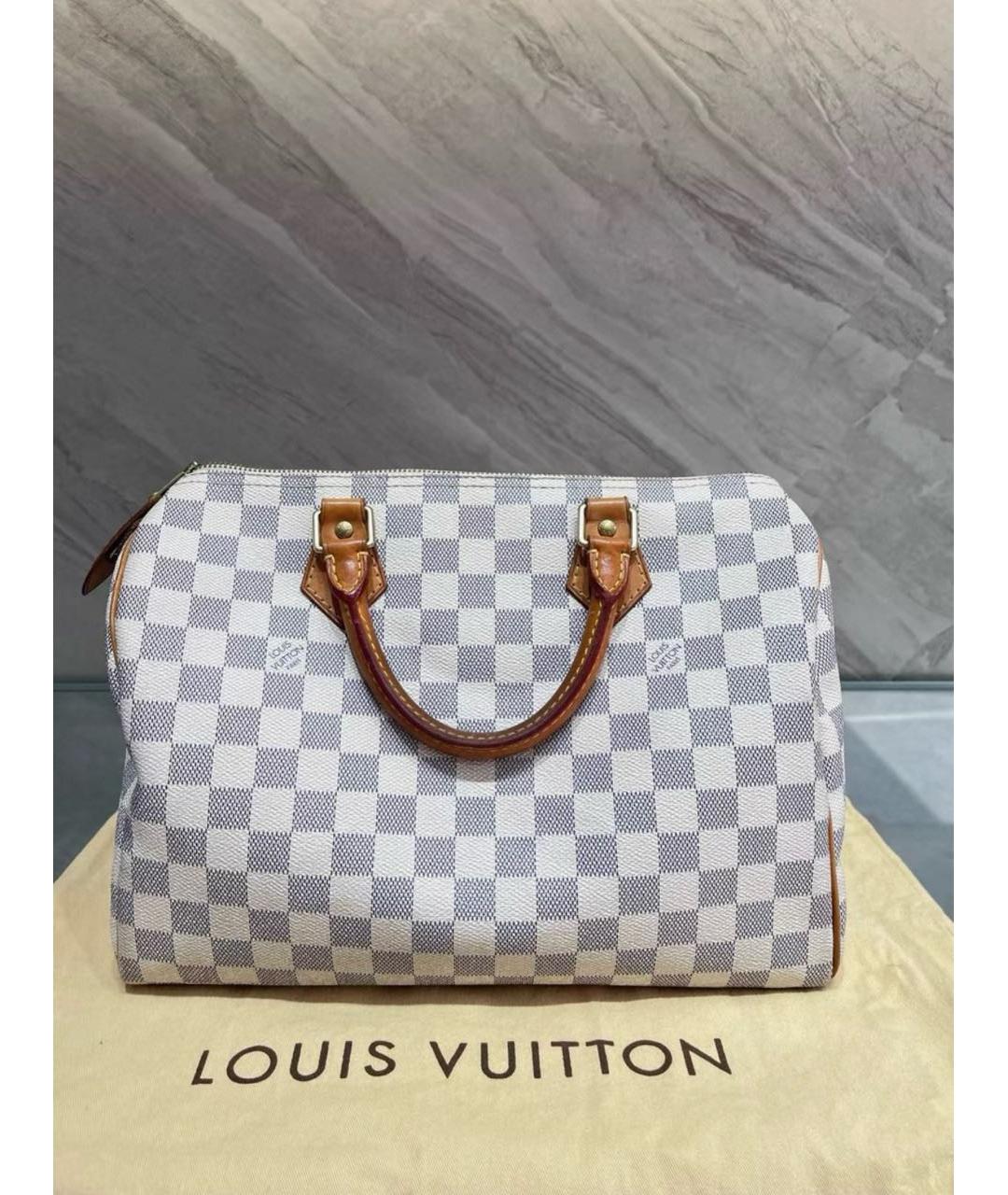 LOUIS VUITTON Белая сумка с короткими ручками, фото 3
