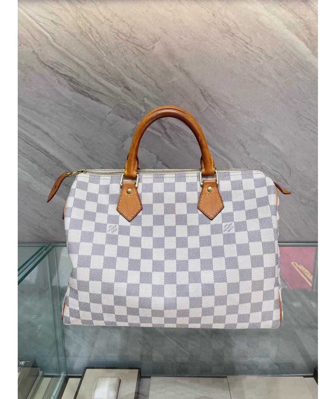 LOUIS VUITTON Белая сумка с короткими ручками, фото 8