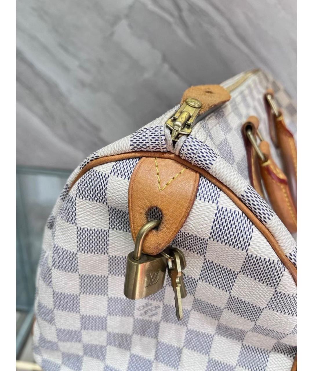 LOUIS VUITTON Белая сумка с короткими ручками, фото 2