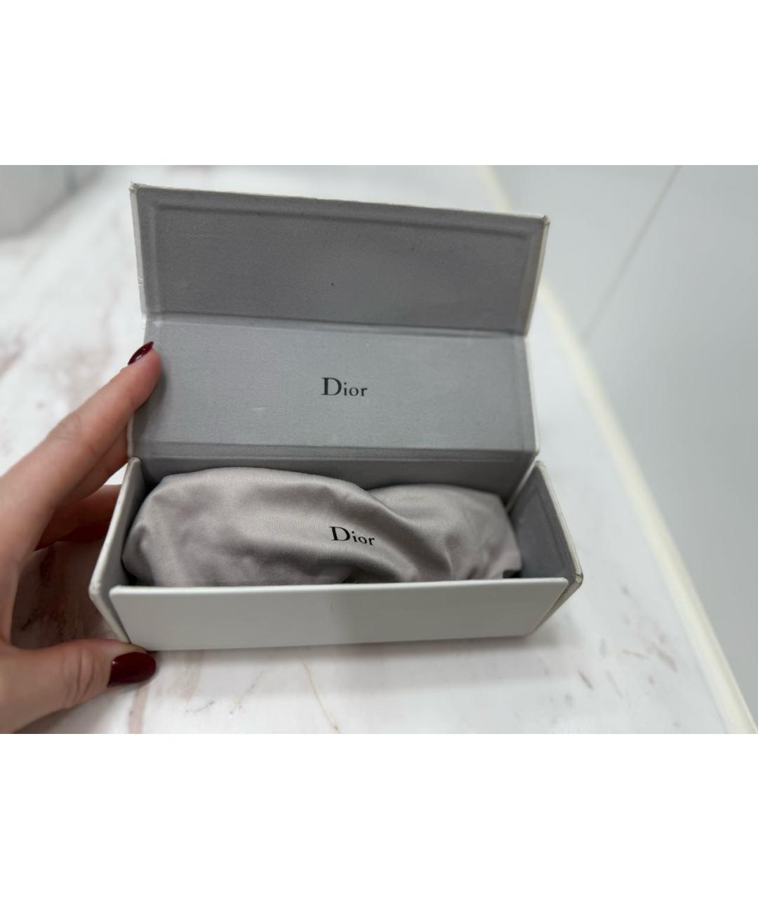 CHRISTIAN DIOR Синие пластиковые солнцезащитные очки, фото 8