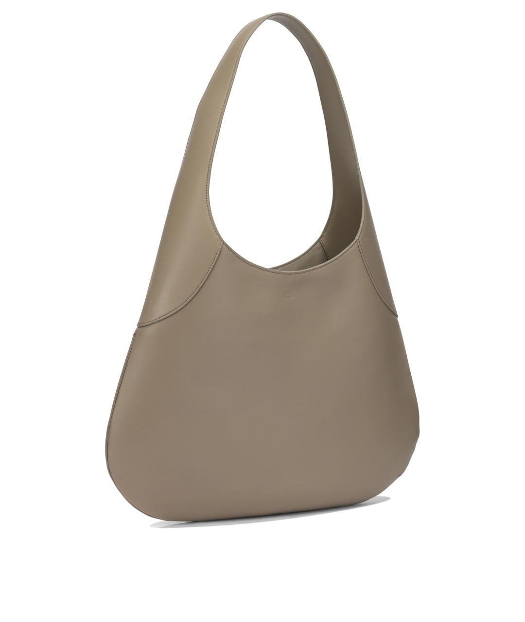 KHAITE Бежевая кожаная сумка через плечо, фото 2