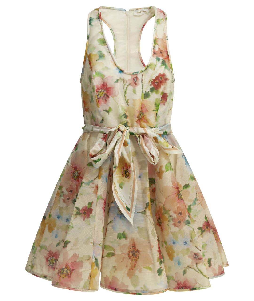 ZIMMERMANN Розовое льняное повседневное платье, фото 1