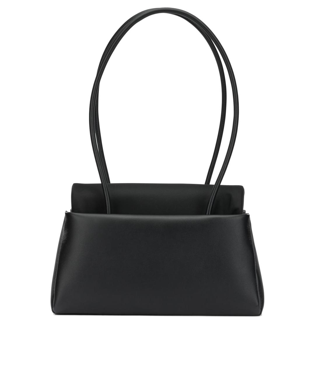 PRADA Черная кожаная сумка с короткими ручками, фото 3