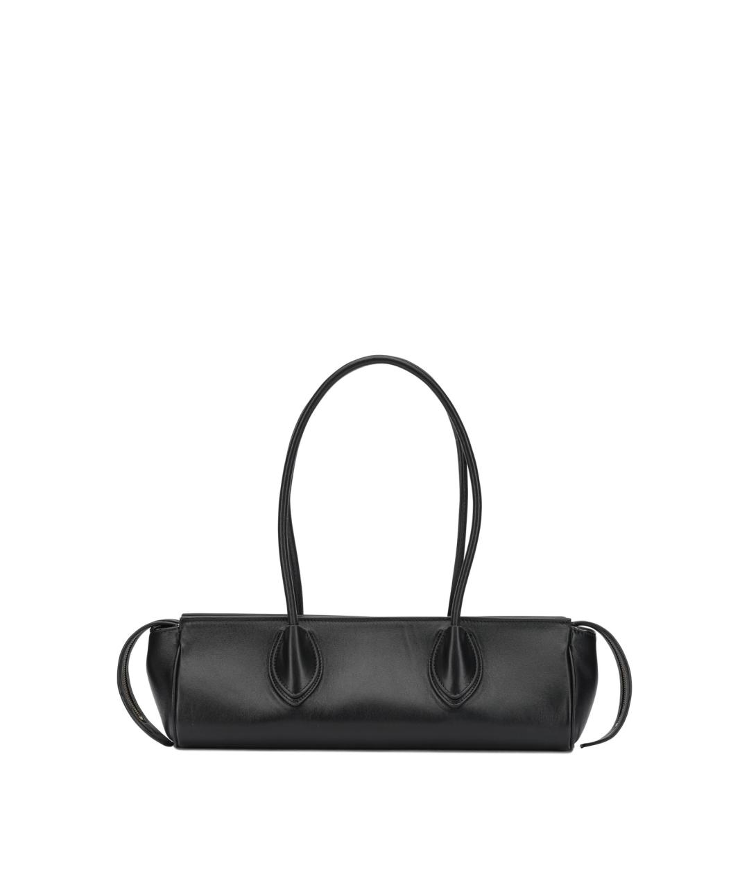 KHAITE Черная кожаная сумка через плечо, фото 3