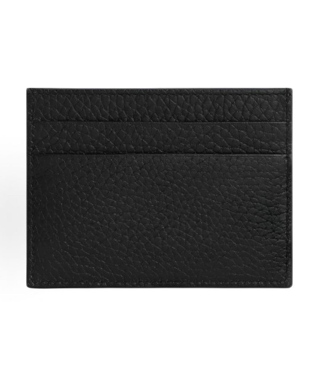 DOLCE&GABBANA Черный кожаный кардхолдер, фото 2