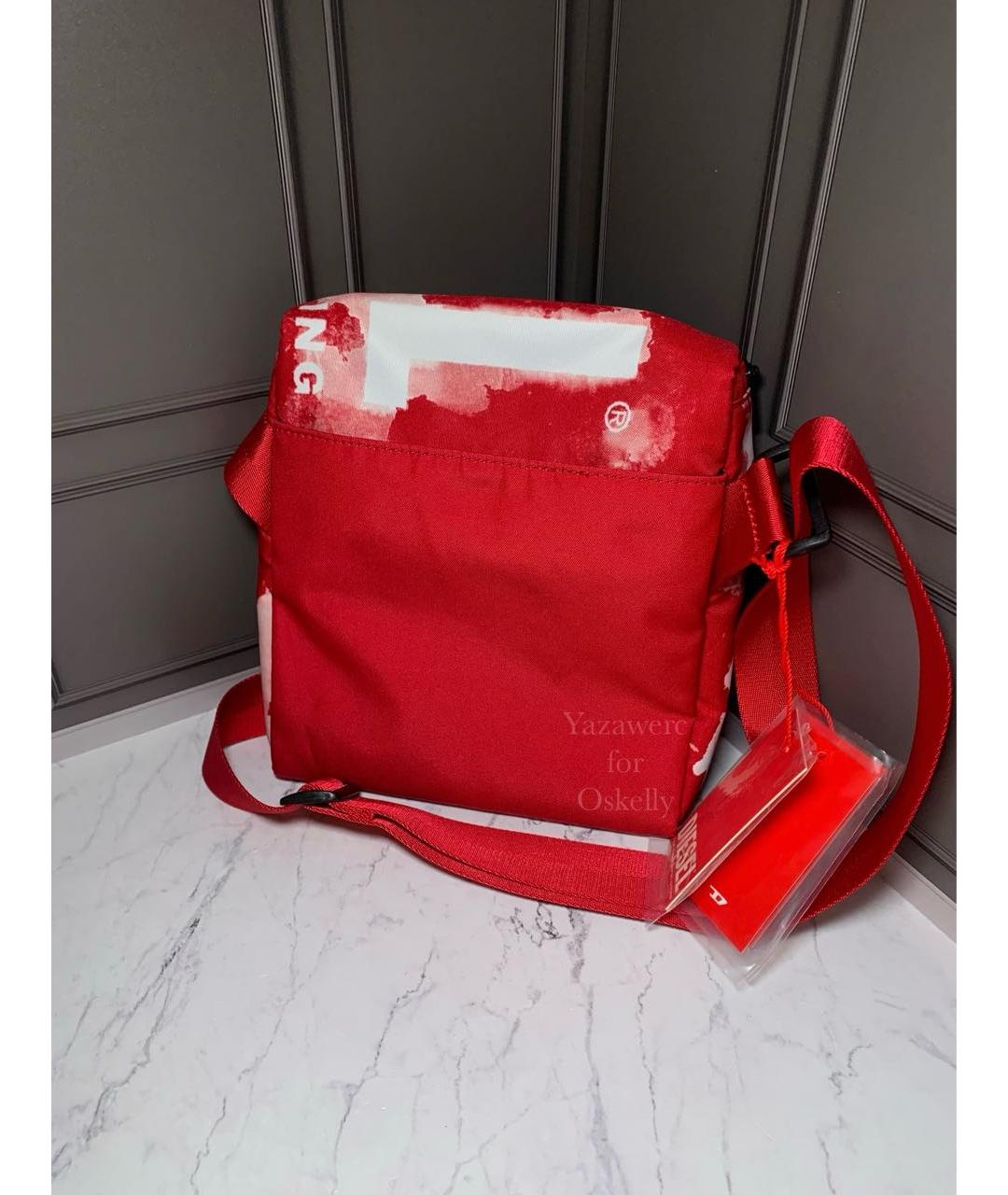 DIESEL Красная сумка через плечо, фото 5
