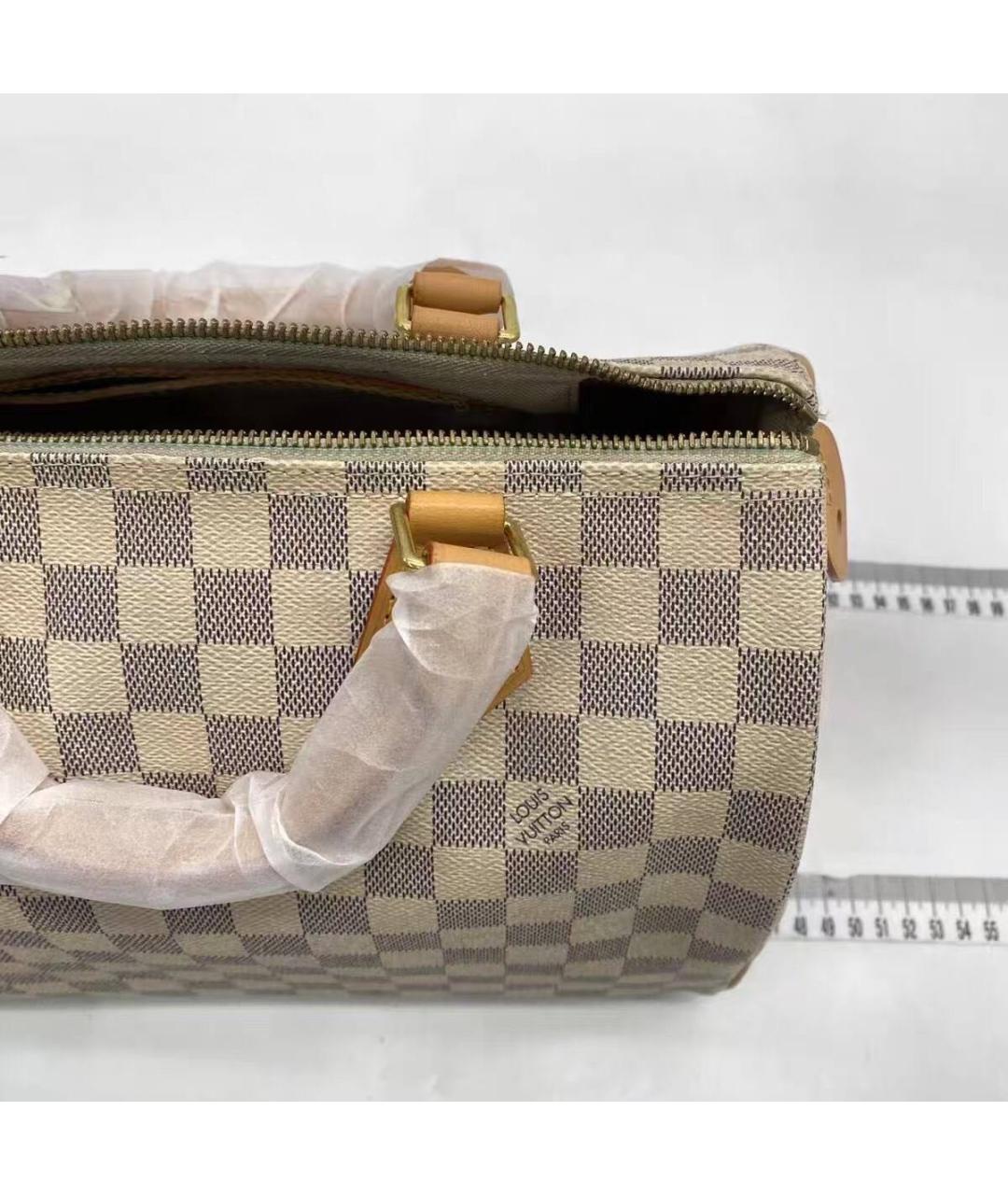 LOUIS VUITTON Белая сумка с короткими ручками, фото 5