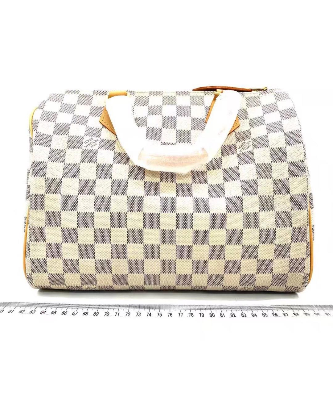 LOUIS VUITTON Белая сумка с короткими ручками, фото 6