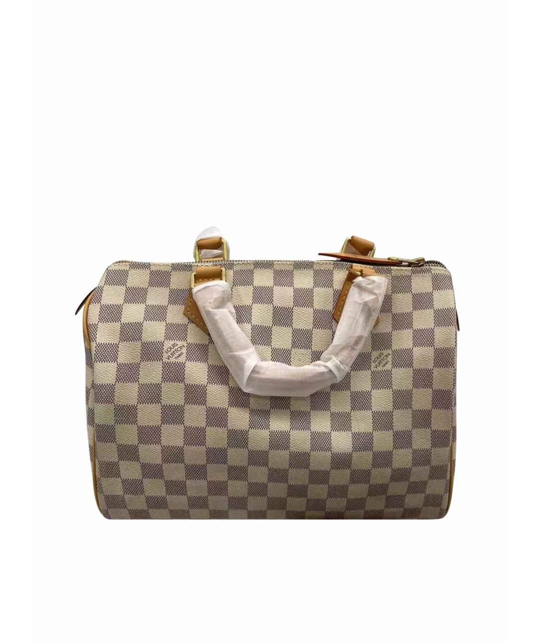 LOUIS VUITTON Белая сумка с короткими ручками, фото 9