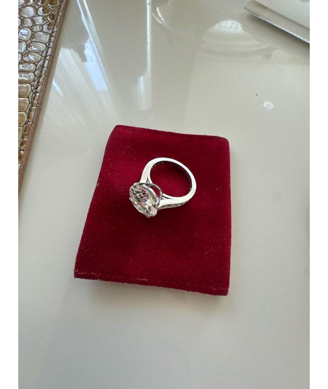 CARTIER Белое платиновое кольцо, фото 4