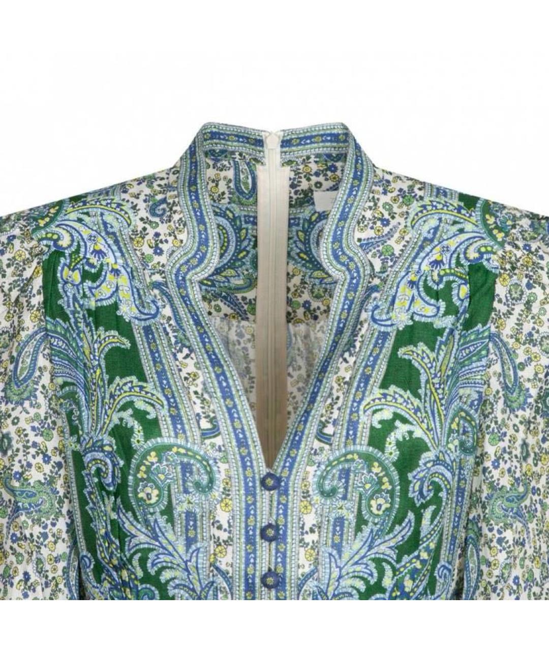 ZIMMERMANN Мульти льняное повседневное платье, фото 4