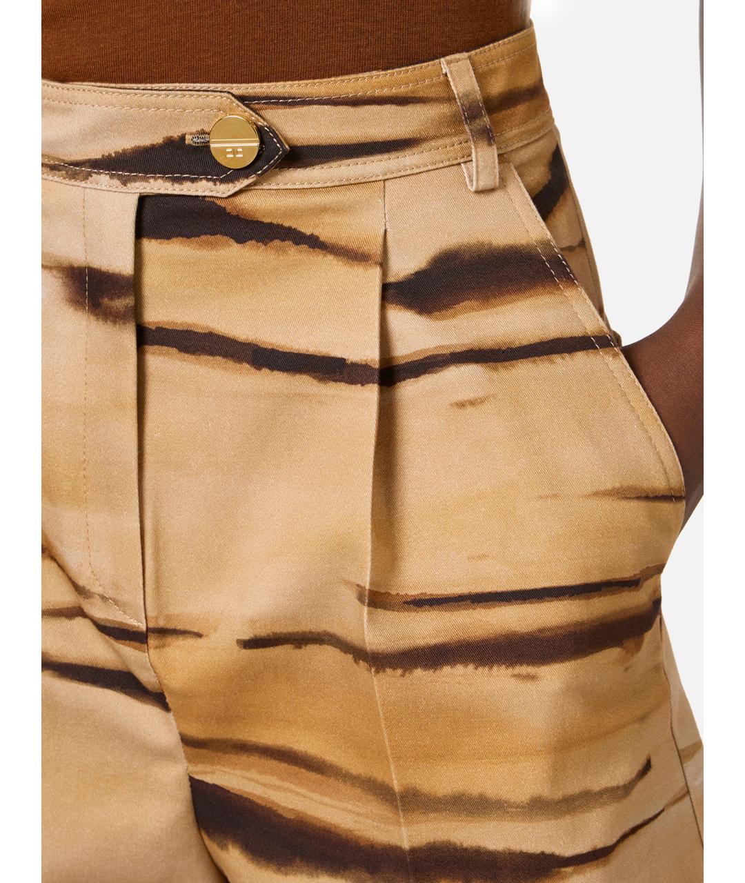 ELISABETTA FRANCHI Мульти хлопковые шорты, фото 5