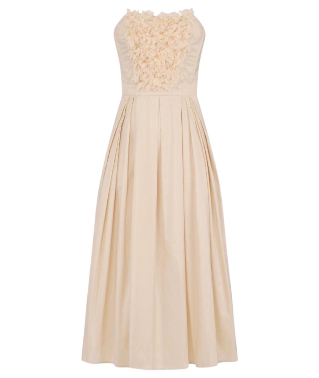 ELISABETTA FRANCHI Розовое полиэстеровое вечернее платье, фото 1