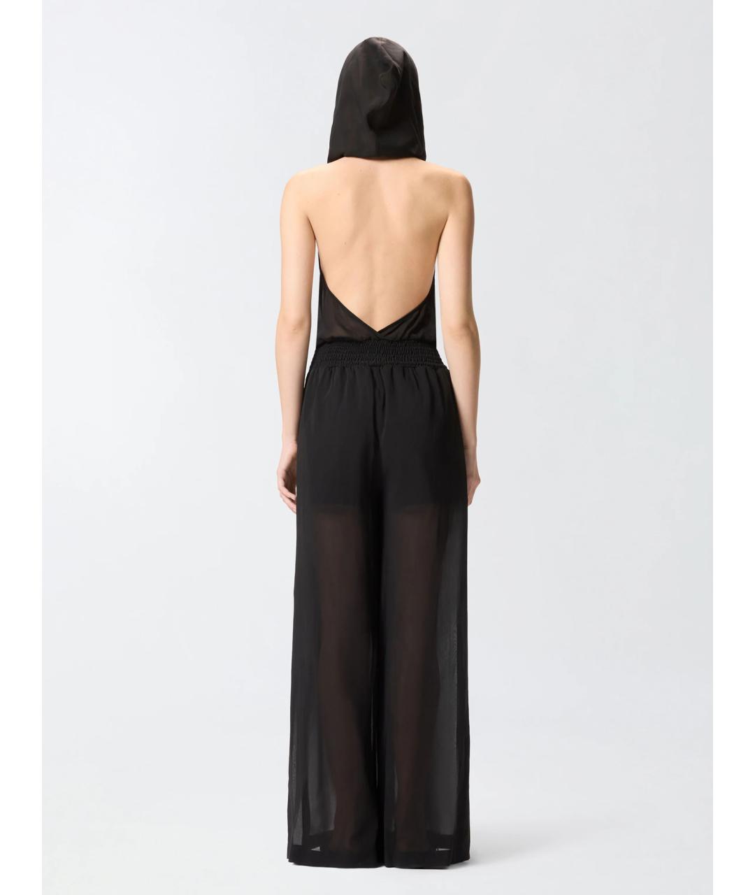 PINKO Черный вискозный комбинезон, фото 4