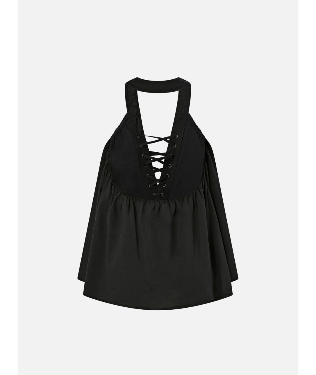 PINKO Черная хлопковая блузы, фото 2