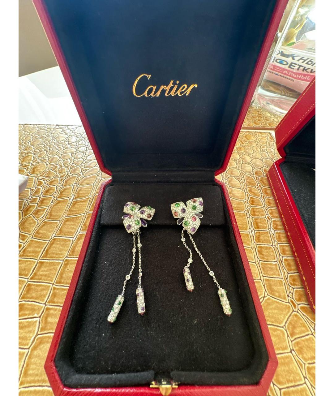 CARTIER Белый платиновый комплект, фото 2