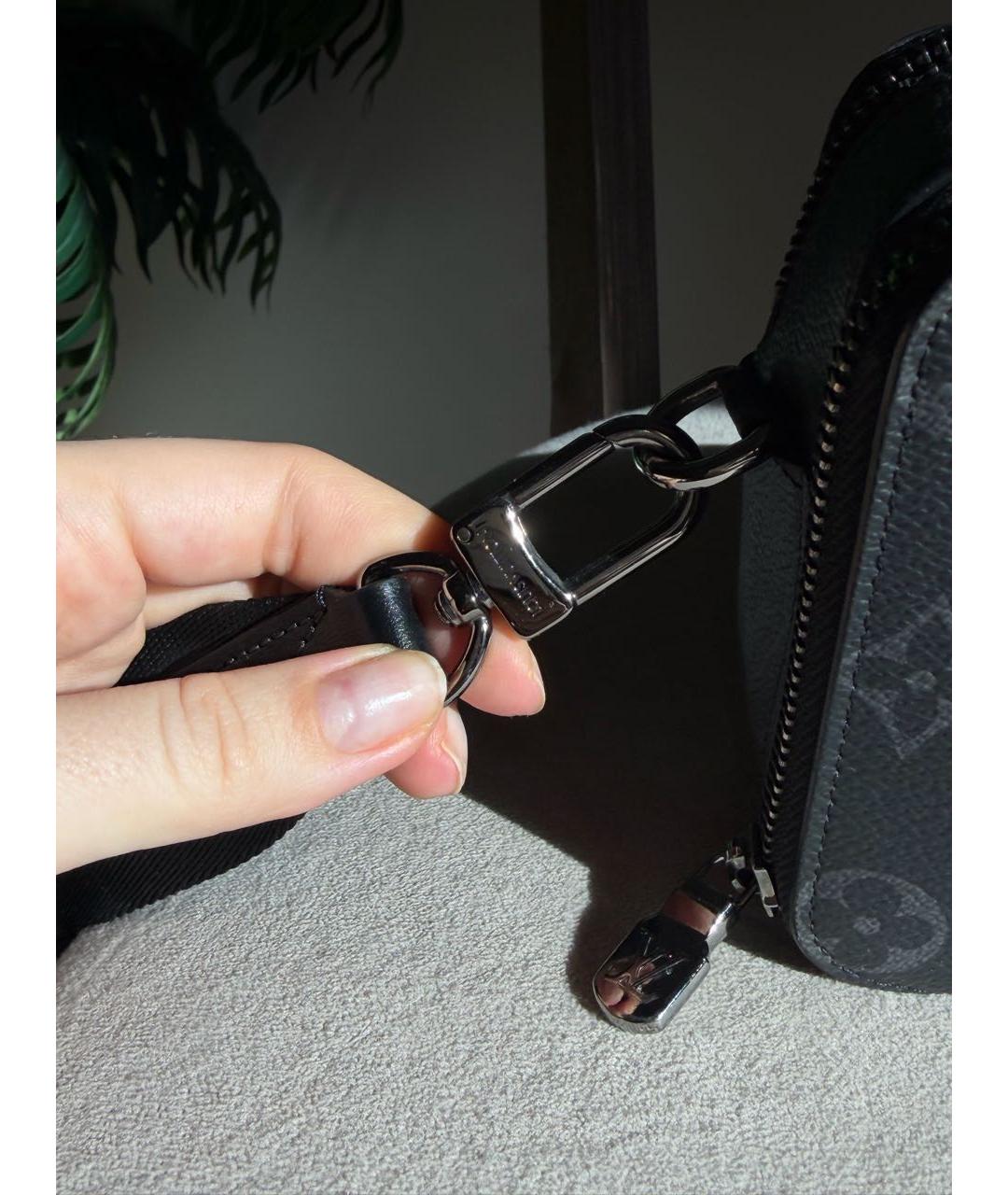 LOUIS VUITTON Черная сумка на плечо, фото 8