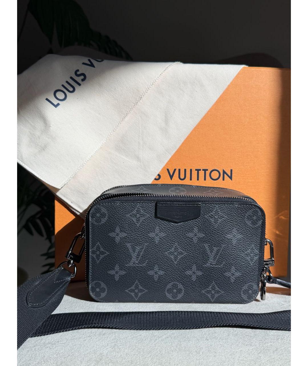 LOUIS VUITTON Черная сумка на плечо, фото 9