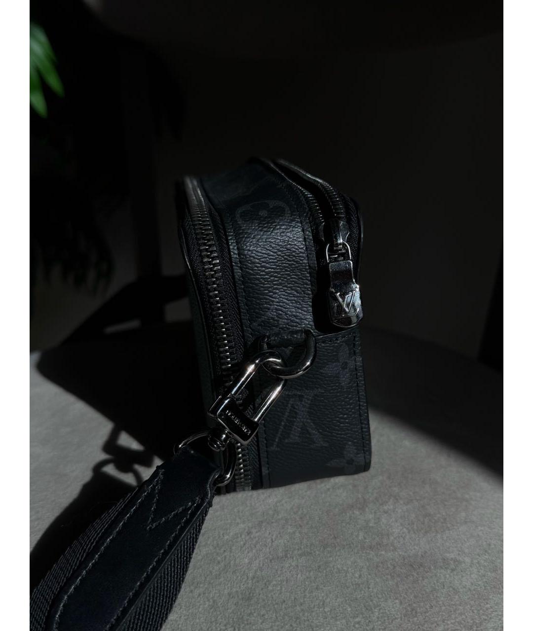 LOUIS VUITTON Черная сумка на плечо, фото 7