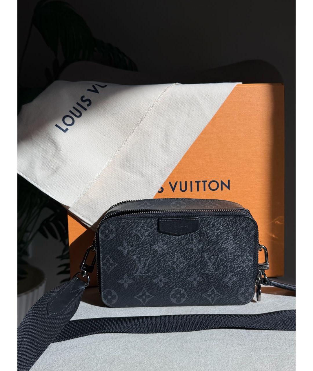 LOUIS VUITTON Черная сумка на плечо, фото 5