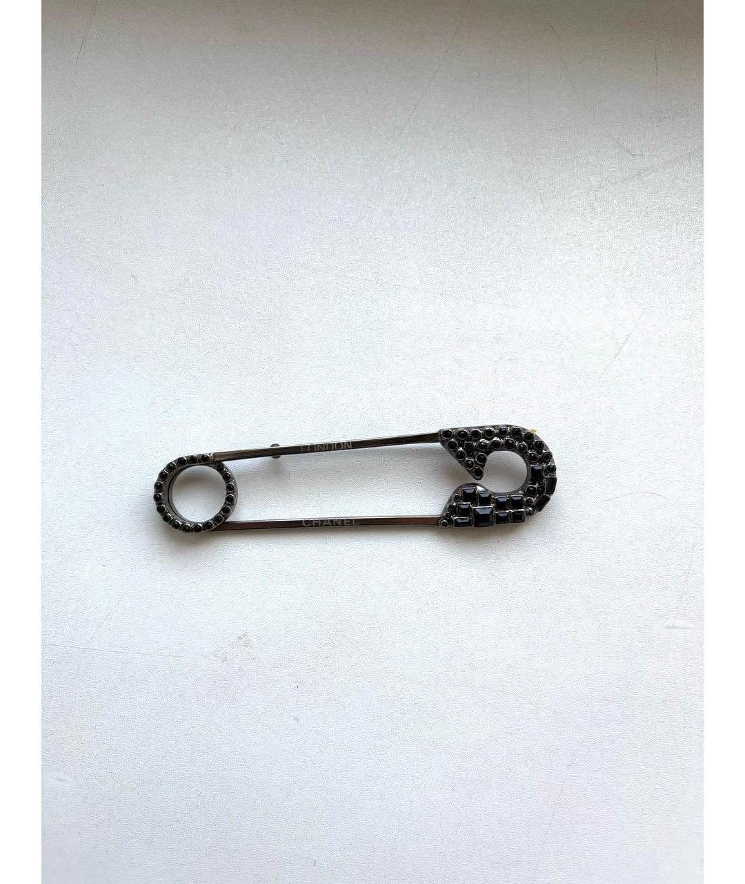 CHANEL Черная булавка / брошь, фото 9