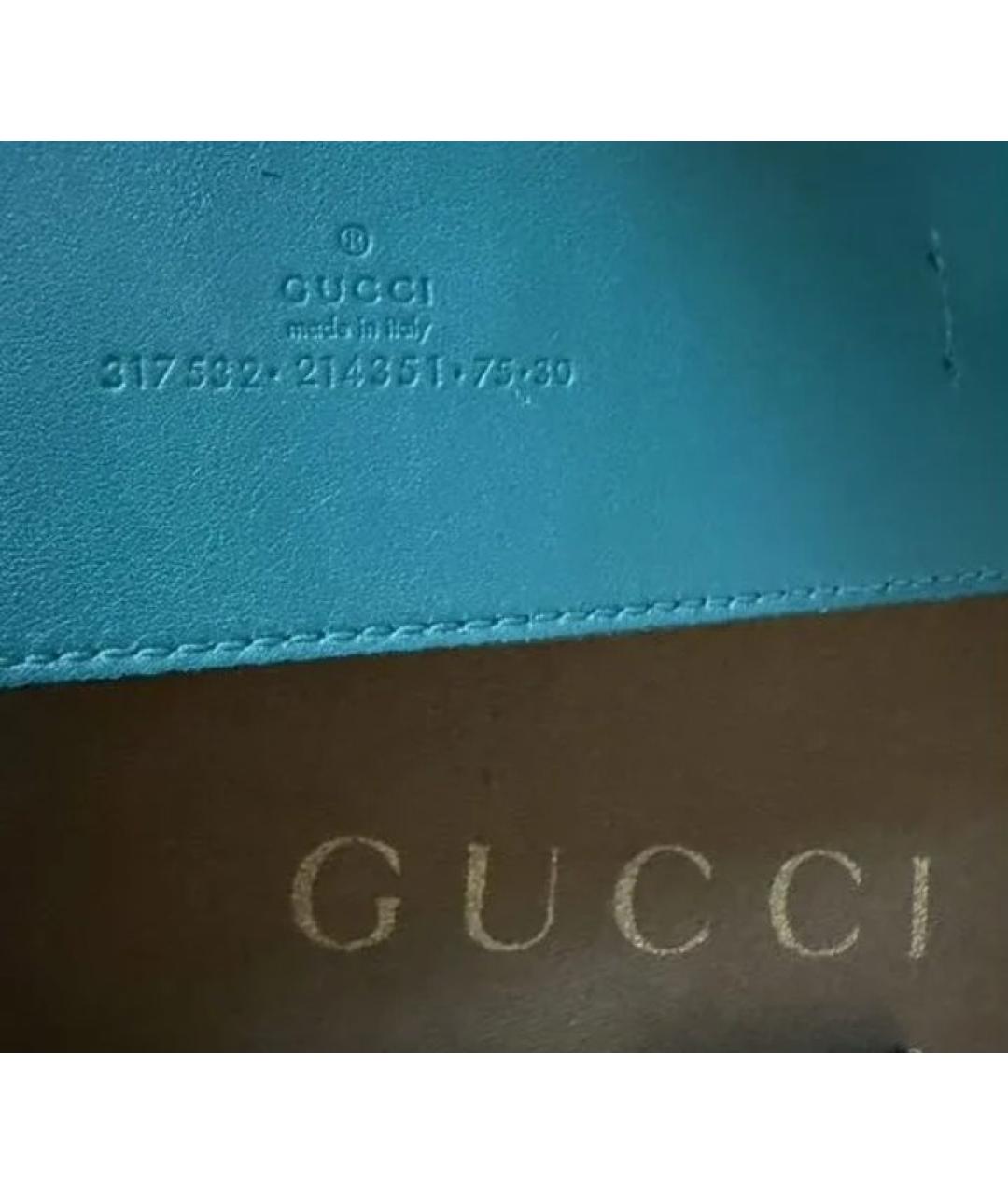 GUCCI Ремень из лакированной кожи, фото 6