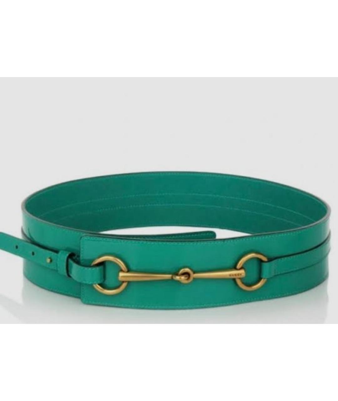 GUCCI Ремень из лакированной кожи, фото 7