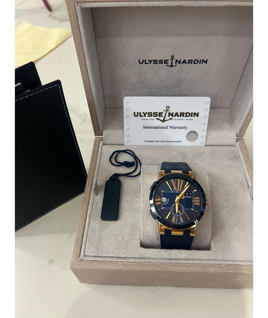 Ulysse Nardin Темно-синие часы, фото 4